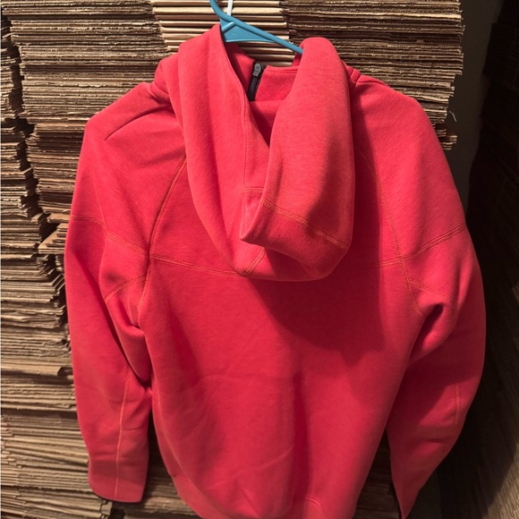 Nike Tech Fleece Full Zip Hoodie Light University Red Mens Sz Sm Tall FB7921-672 - Picture 8 of 8